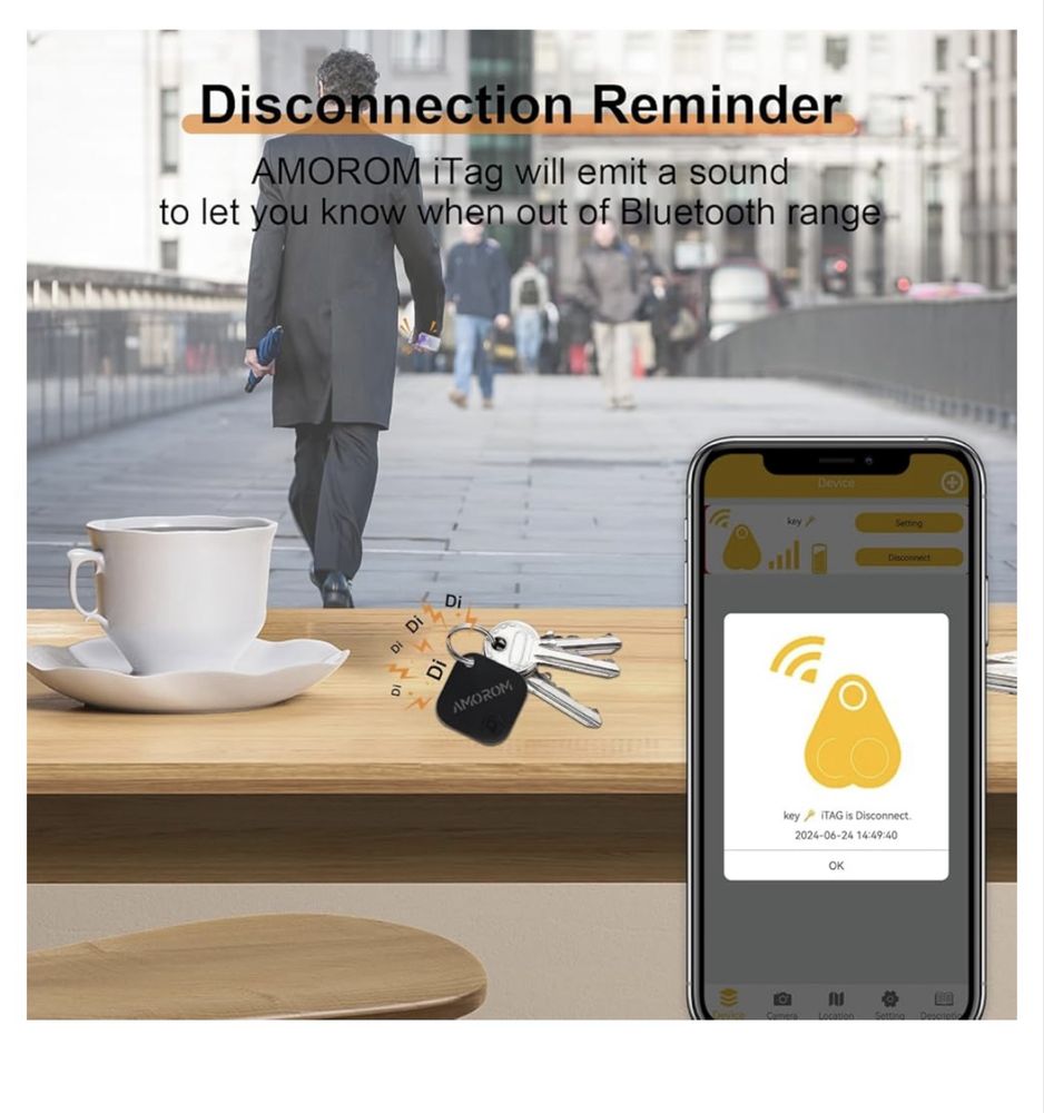 Localizador de objetos para android e IOS ( smart no air tracker )