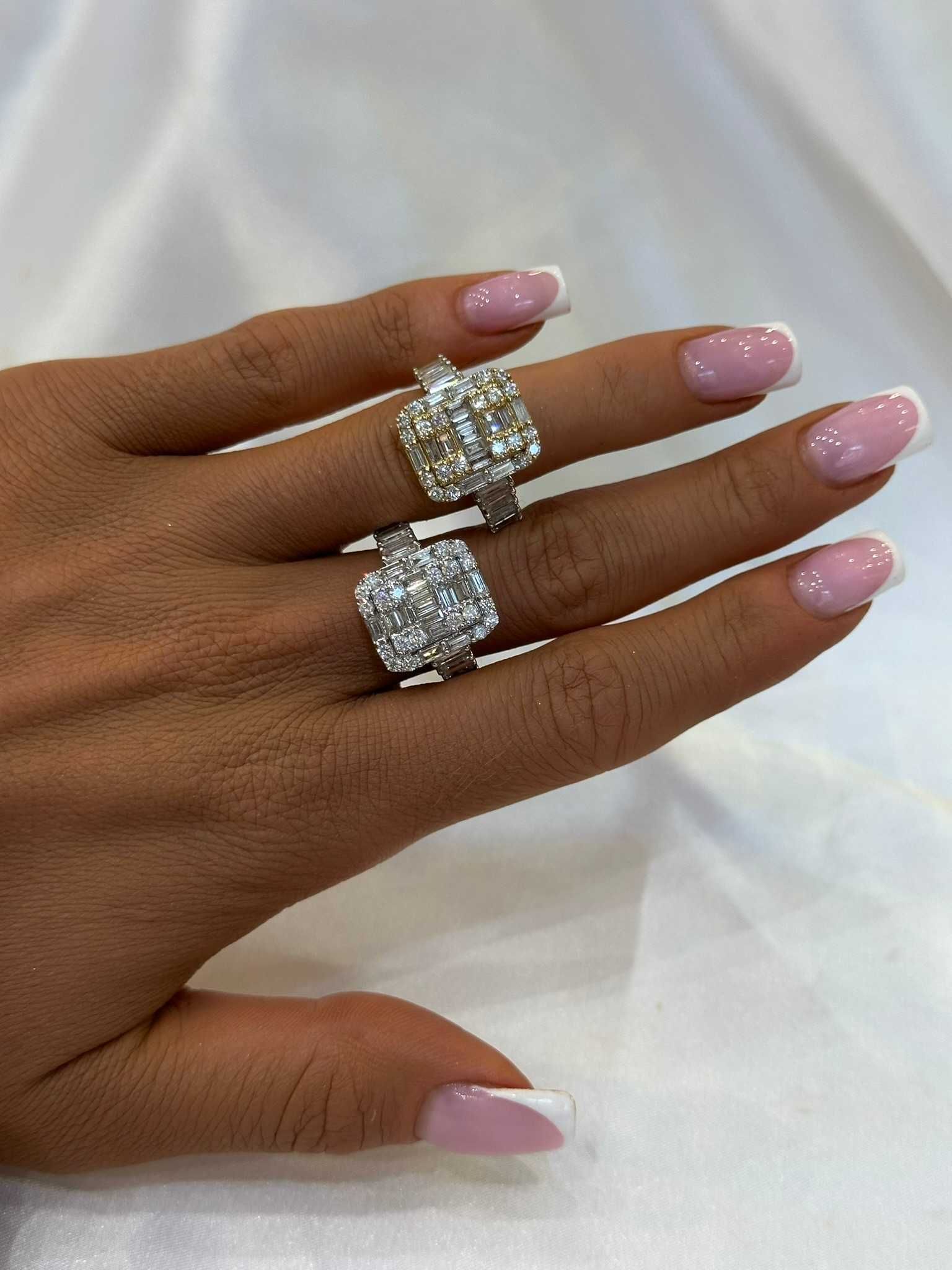 Pierścionek z diamentami naturalnymi 2.00 Ct