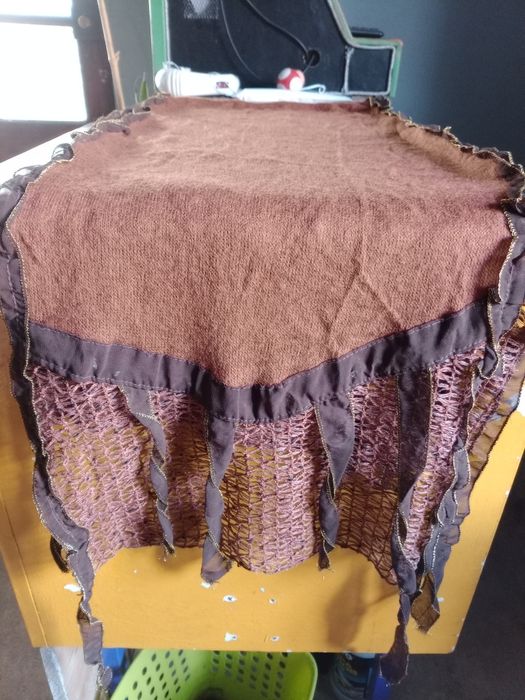 Cachecol com franjas