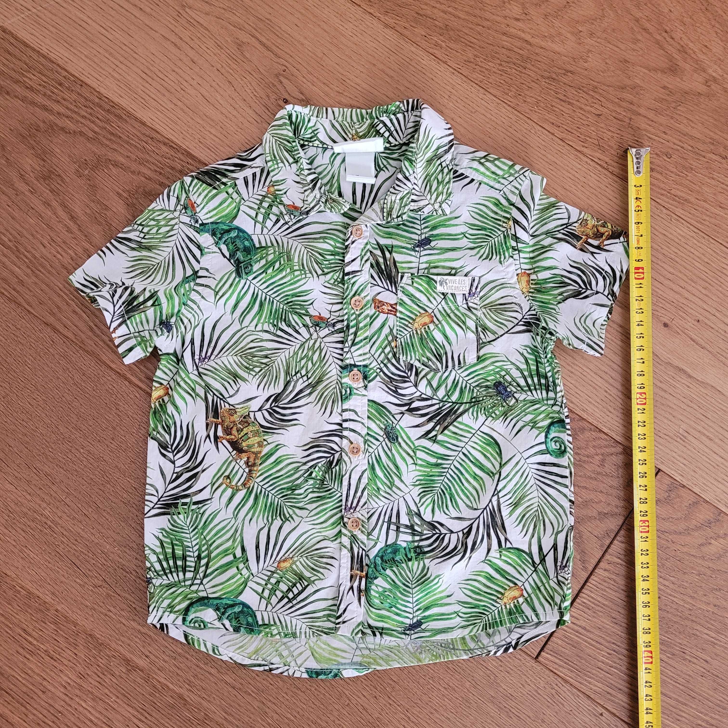 Koszula z krótkim rękawem w plamy H&M x Nathalie Lete rozm 98