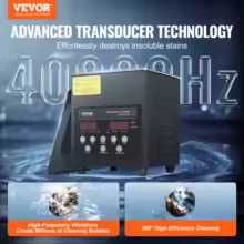 Máquina de limpeza ultrassônica VEVOR 15Litros 360W