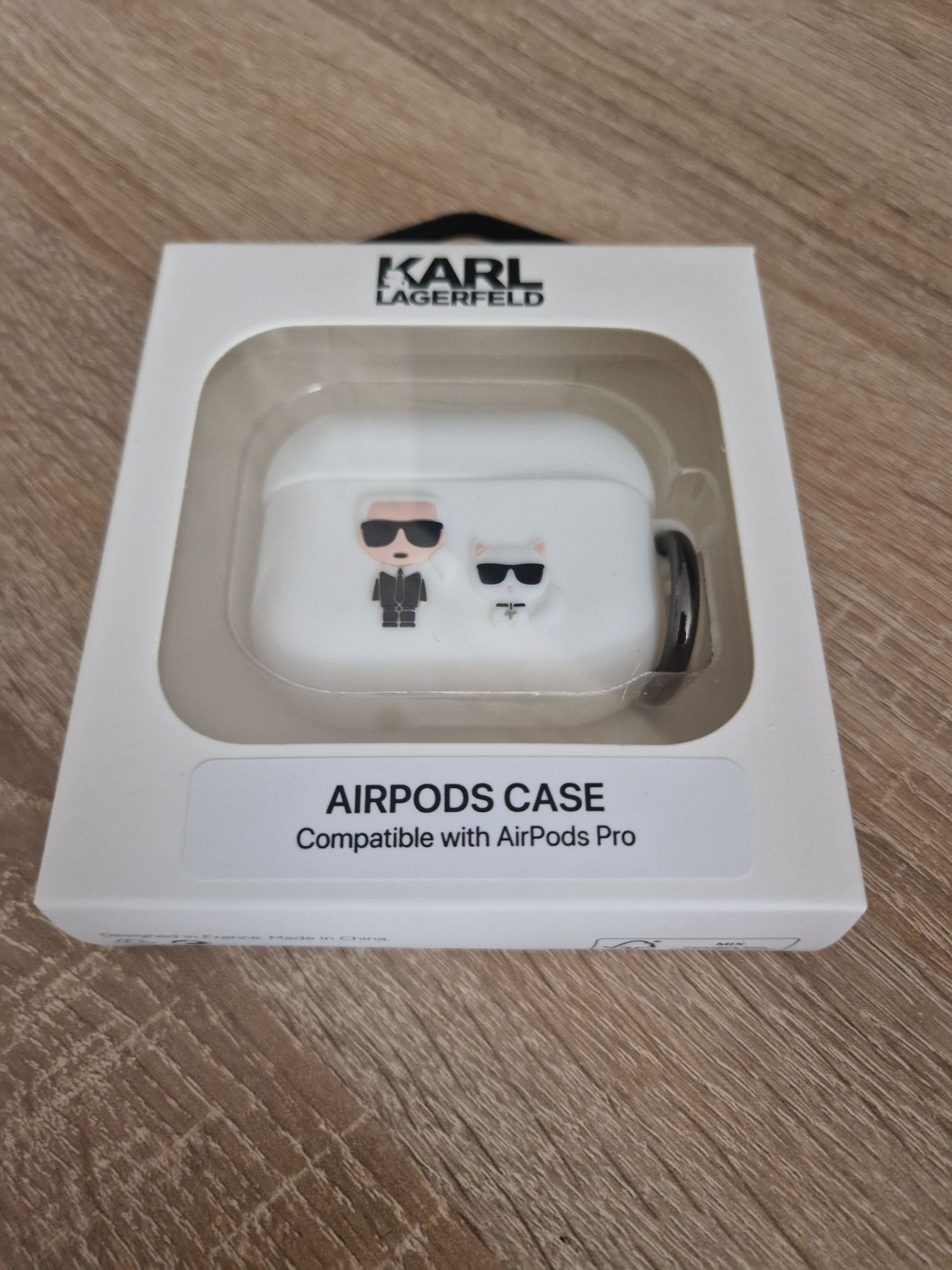 Oryginalne Etui KARL LAGERFELD Silicone Karl & Choupette AirPods Pro