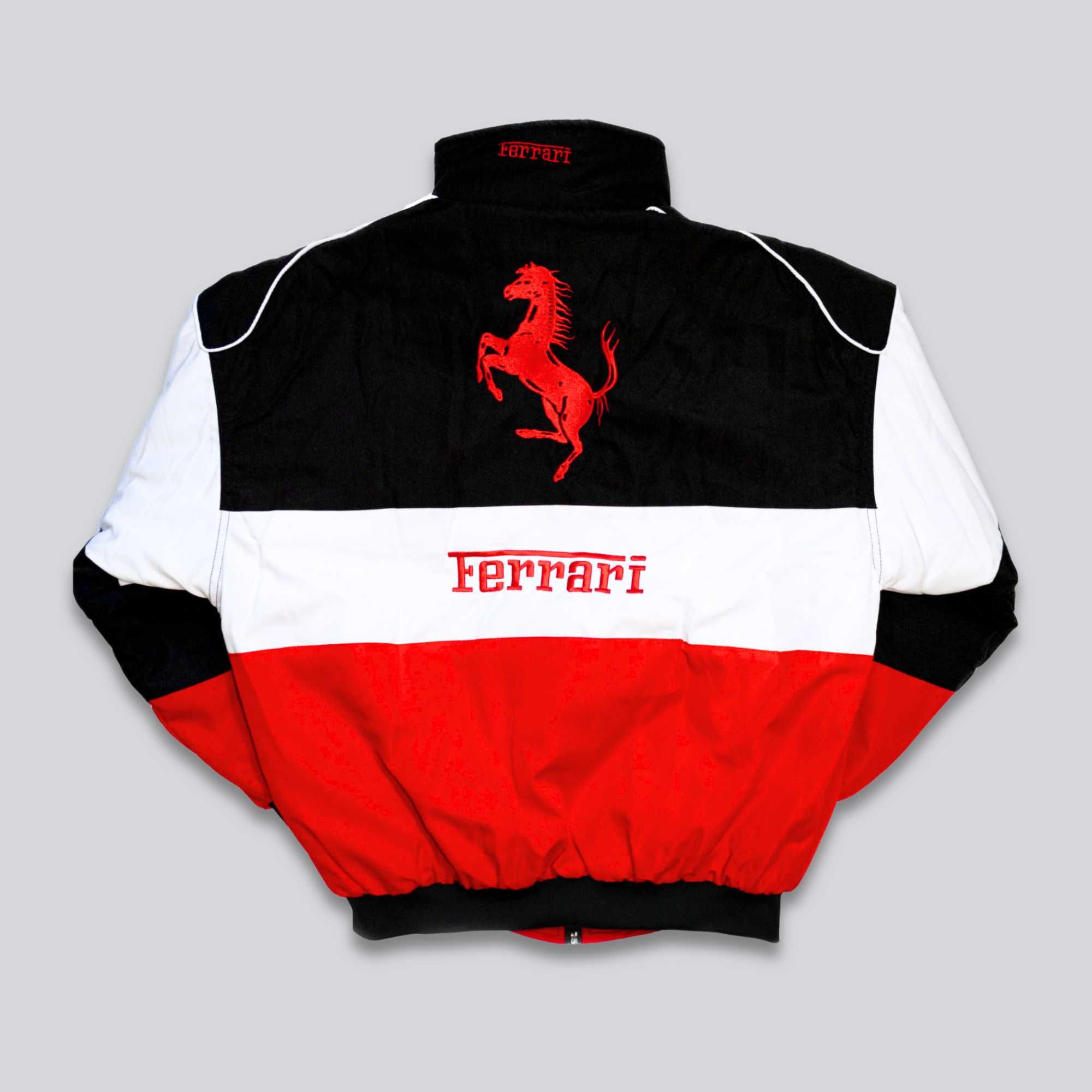 Vintage Kurtka Ferrari F1 Wyścigowa Bomberka
