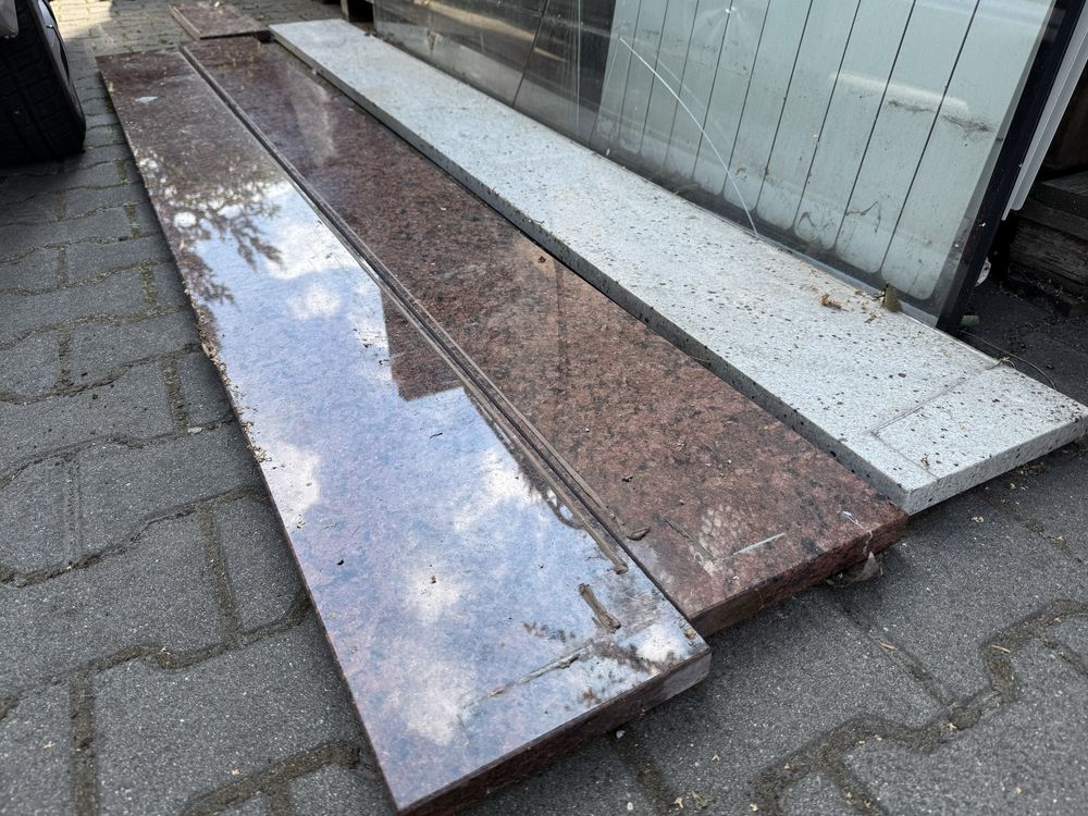 Parapety zewnetrzne/wewnetrzne granitowe