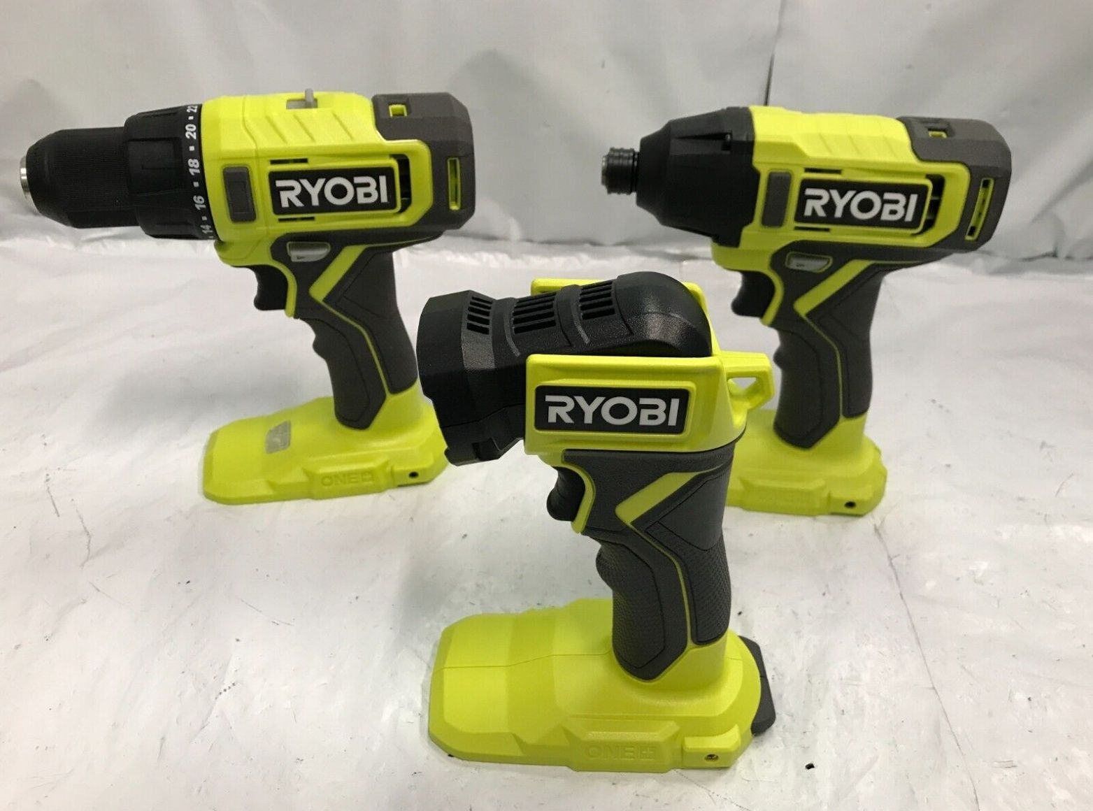RYOBI ONE+ PCL1600K2 18V набір 6 інструментів (шуруповерт пила імпакт)