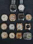 14 Relógios Vintage para Peças/Reparação – Seiko, Oris, Kelton & Mais