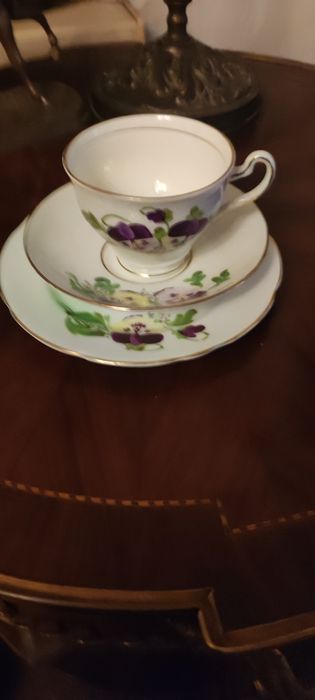 Trio sygnowane porcelana