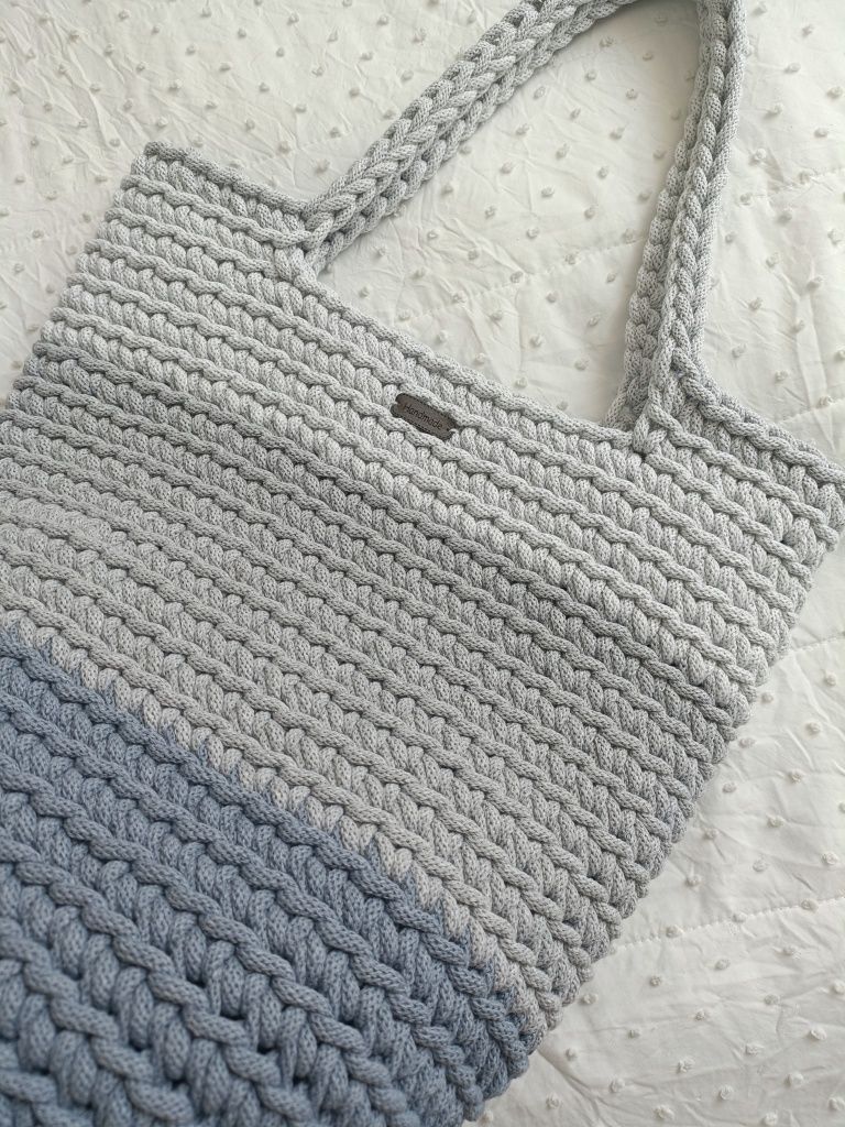 Torebka ze sznurka handmade