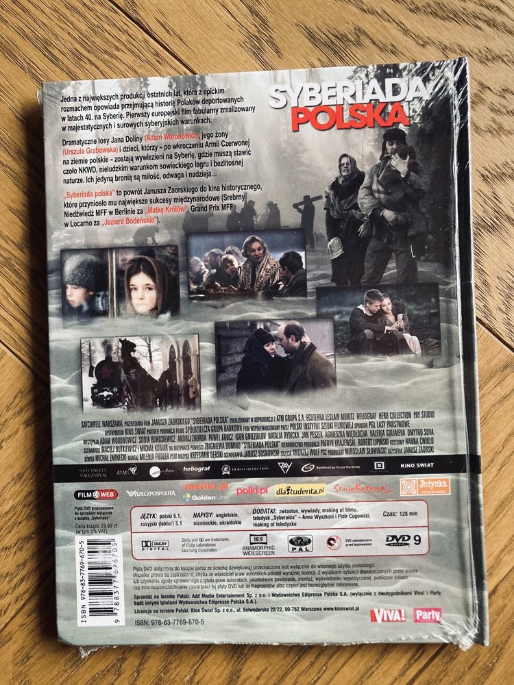 Film na DVD - Syberiada Polska, na pdst. powieści Zbigniewa Domino