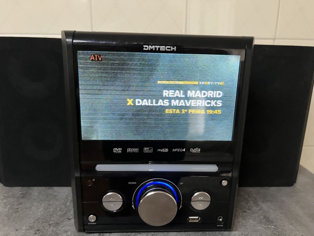 Rádio DMTECH /TV/DVD e pen