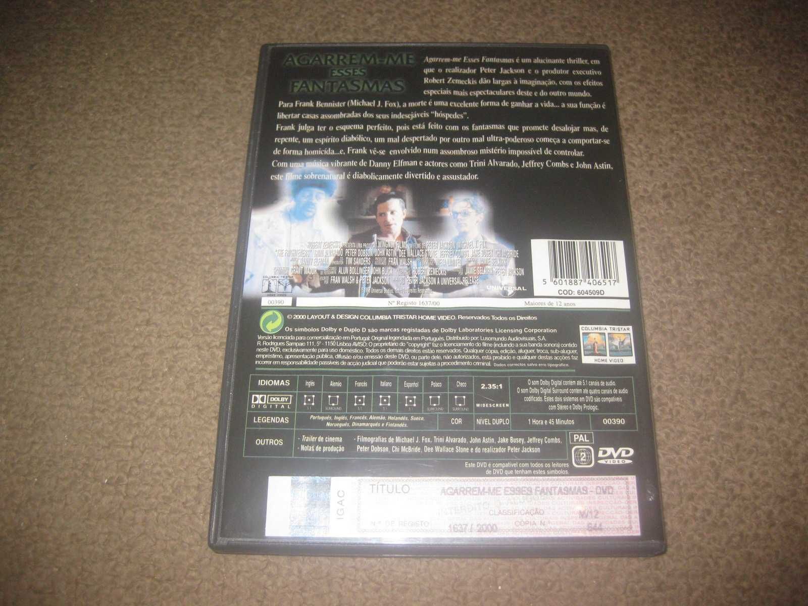 DVD "Agarrem-me Esses Fantasmas" com Michael J. Fox/Raro!