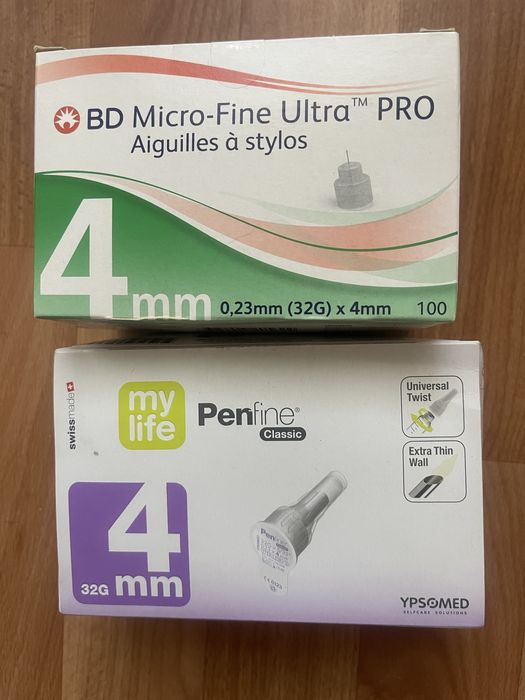 Інсулінові голки 4 mm