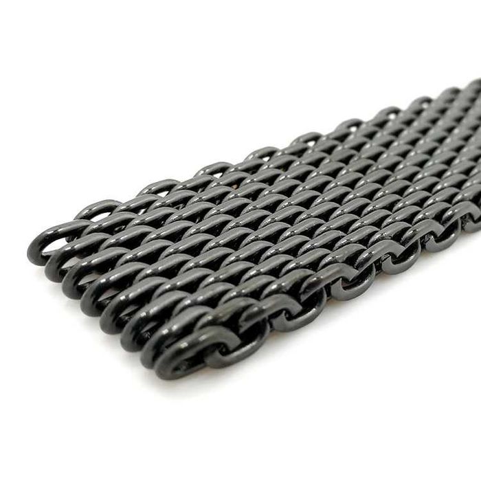 Bransoleta do zegarka Shark gruba 20, 22mm czarna