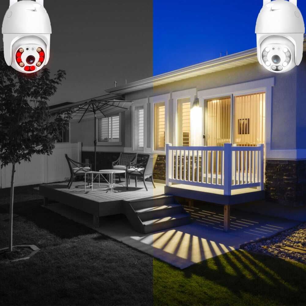 zewnętrzna obrotowa kamera wifi ip smart fullhd 1080p zoom 4x detekcja