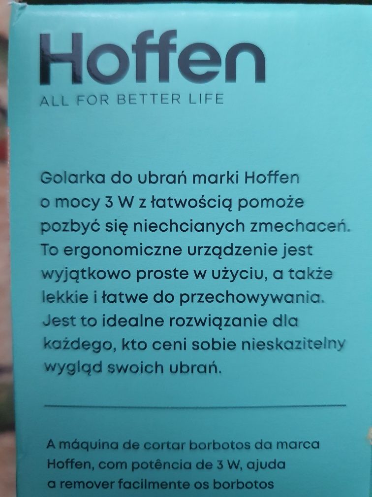 Nowa golarka do ubrań na baterie