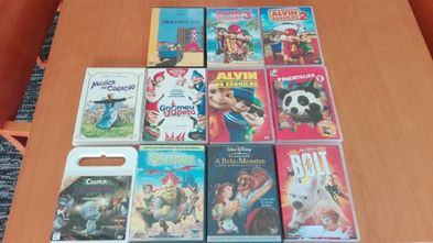 Pack DVDs Infantis - 9 unidades