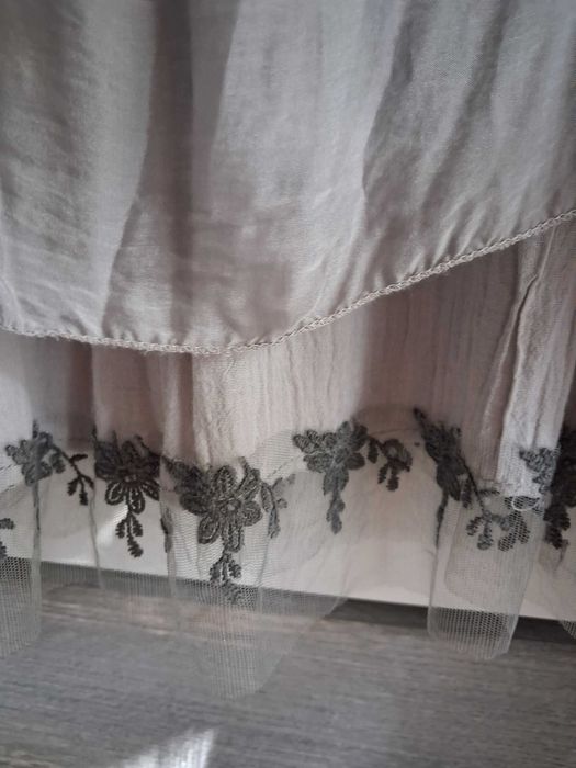 Jedwabna, włoska sukienka, r. XXL.