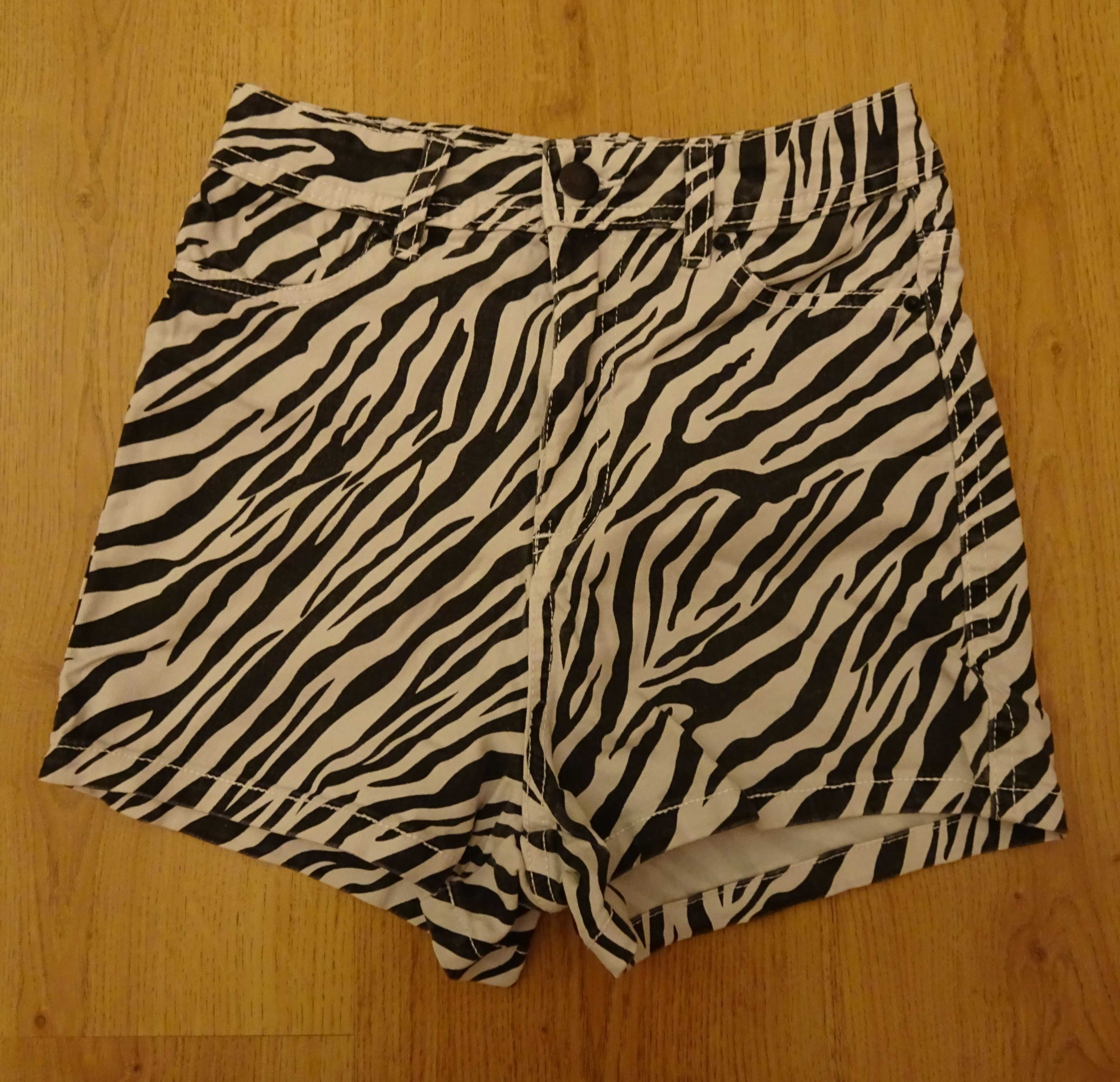 Cropp szorty damskie 36 zebra