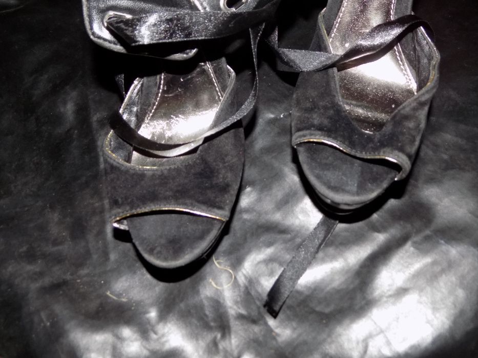 Szpilki – sandałki z cholewką Fanatic – nowe! Rozmiar 38 super buty