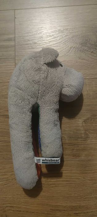 TURKUSOWY Miś Sensoryczny  - MIŚ SZUMIŚ Whisbear