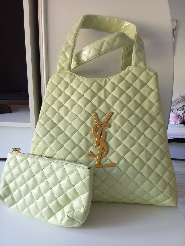 Yves Saint Laurent shooper Tote z portfele mega promocja wiosenne 2024