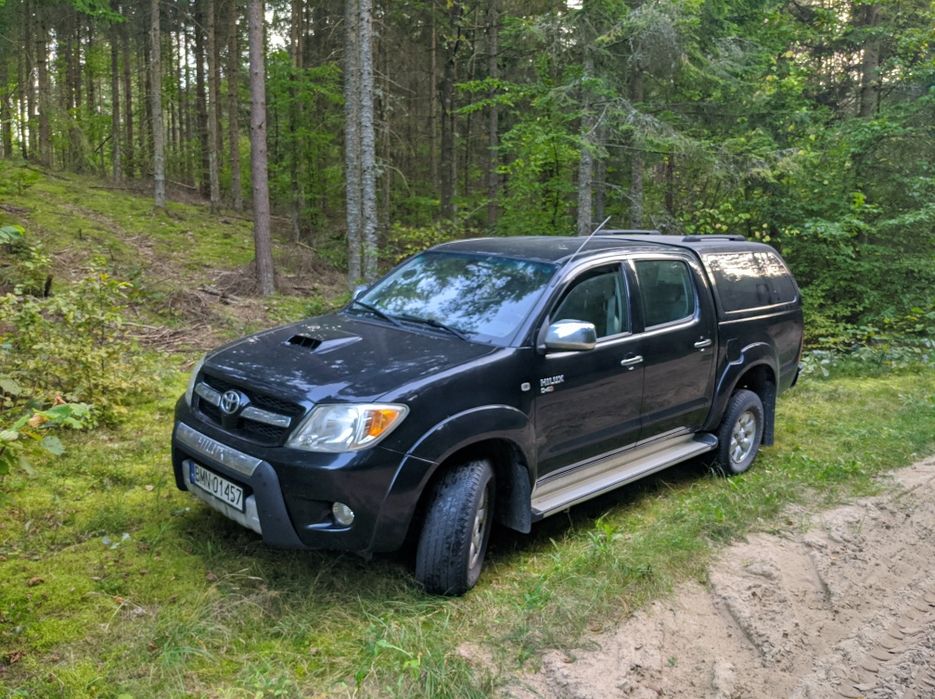 Progi stopnie boczne pickup Toyota Hilux VII offroad