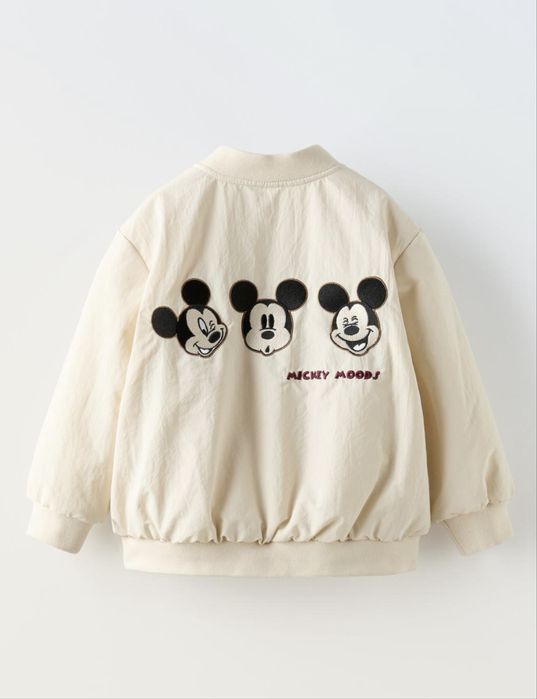 Куртка бомпер Zara з вишивкою, 116, 6 років