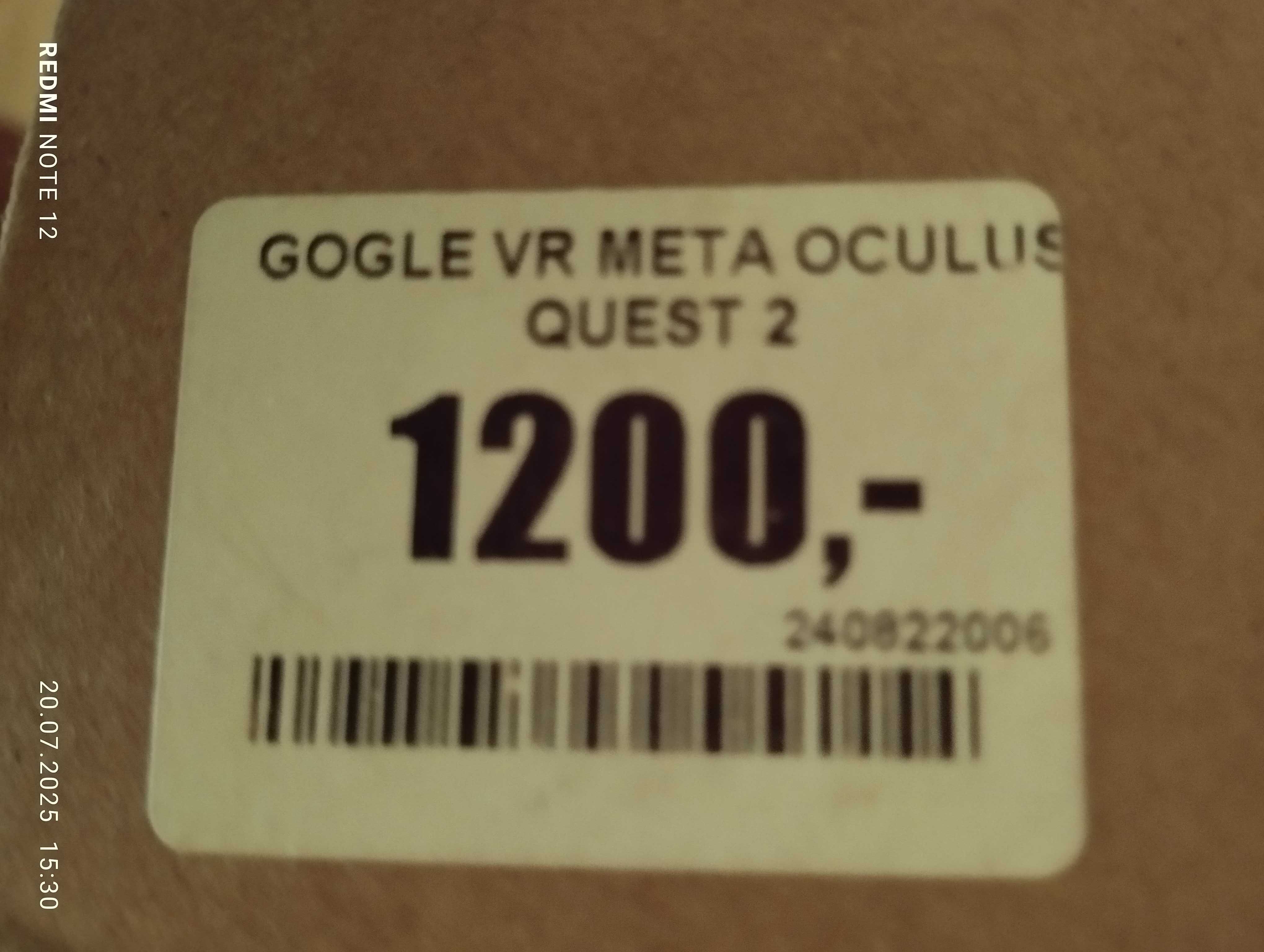 Okulary gogle VR META Oculus QUEST 2