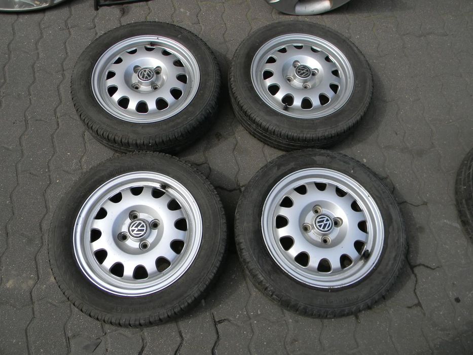 felgi komplet alu 14&quot; GOLF III POLO LUPO UP 4X100
