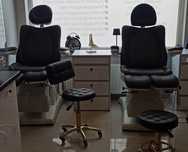 Fotel Podologiczny Pedicure 3 silniki azurro wysokie podnoszenie