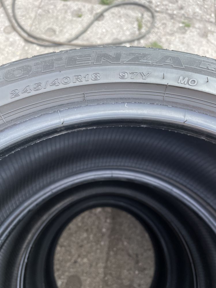 Opony Bridgestone 245/40r18 97Y Potenza RE050A EcoPia 4szt letnie rant