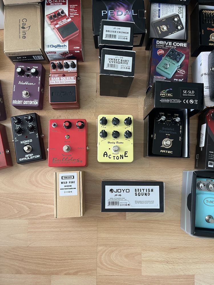 Розпродаж педалей ефектів Дісторшен овердрайв EHX Vox Digitech Joyo T