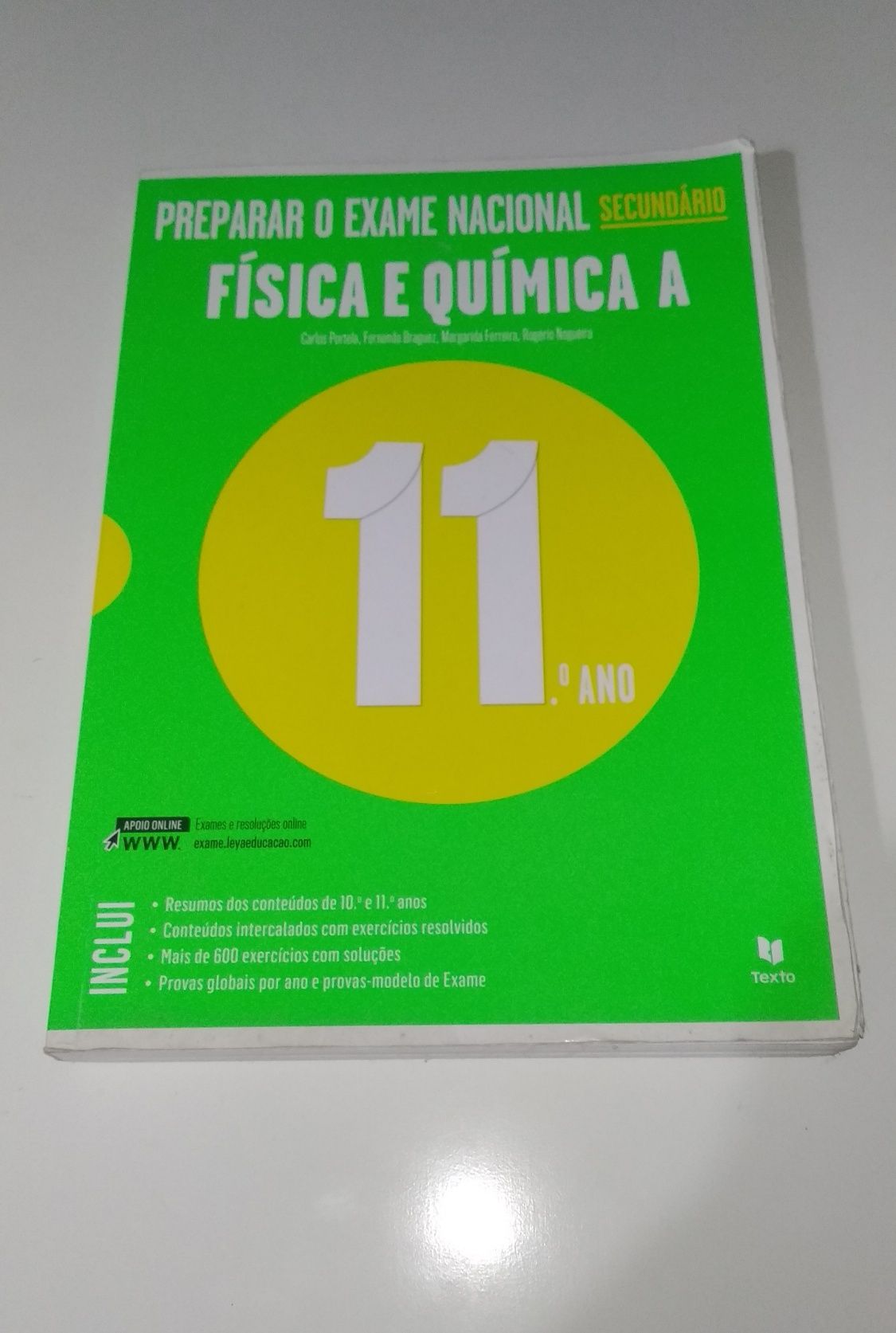 Livros de preparação para o exame nacional de Física e Química A