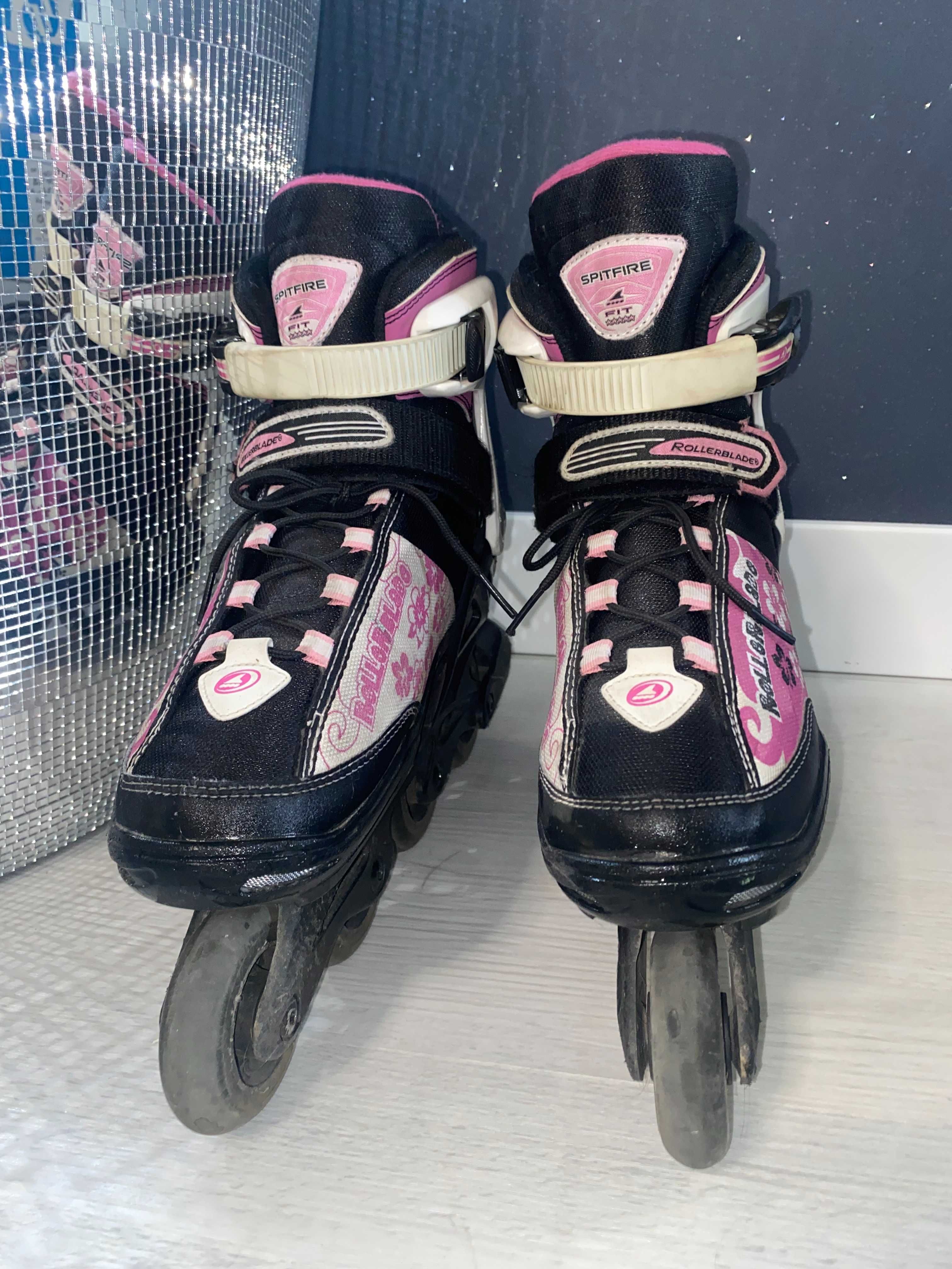 Rolki Rollerblade Spitfire + ochraniacze Rollerblade