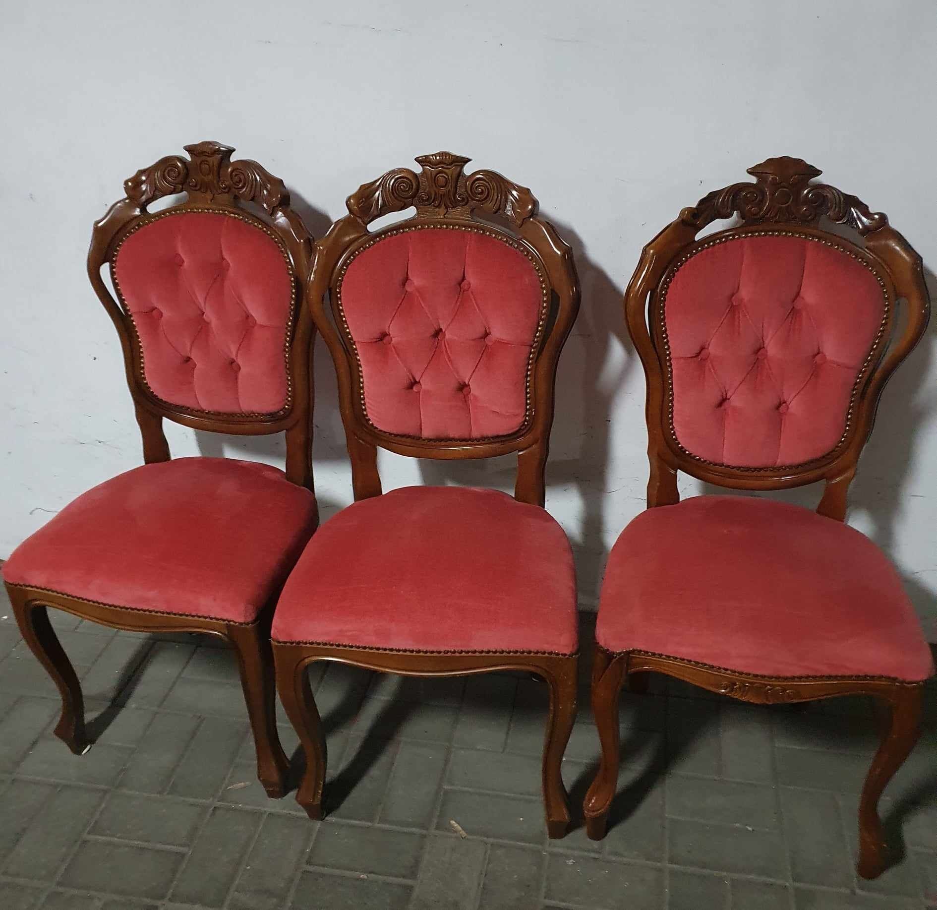 3 Krzesła Ludwikowskie