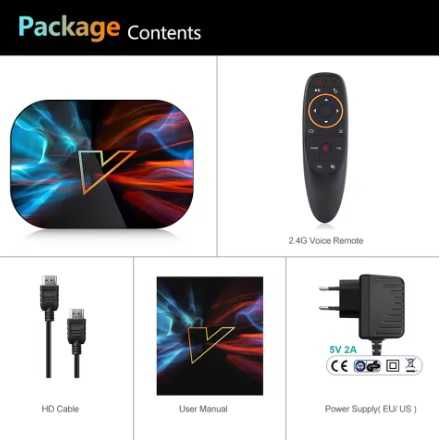 Настроена Vontar X4 v.2 Amlogic S905X4 4\32 GB TV Box+IPTVпакет