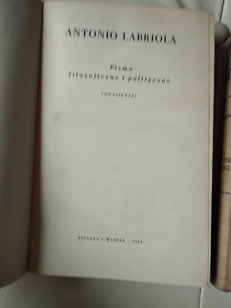 Labriola pisma filozoficzne i polityczne