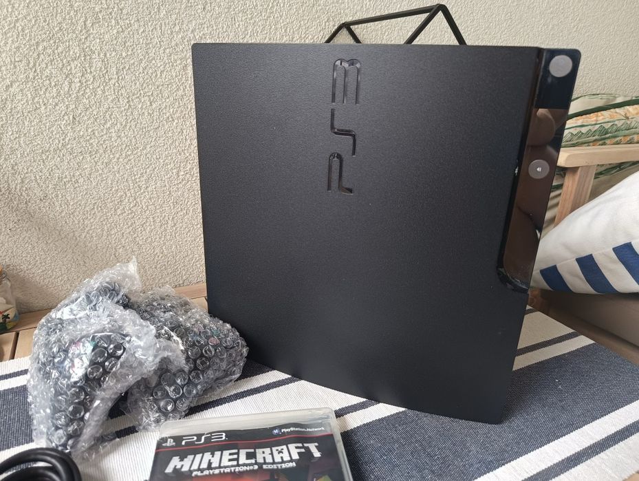 Konsola PlayStation 3 PS3 slim 320GB 2xpad HDMI gra Minecraft po polsk