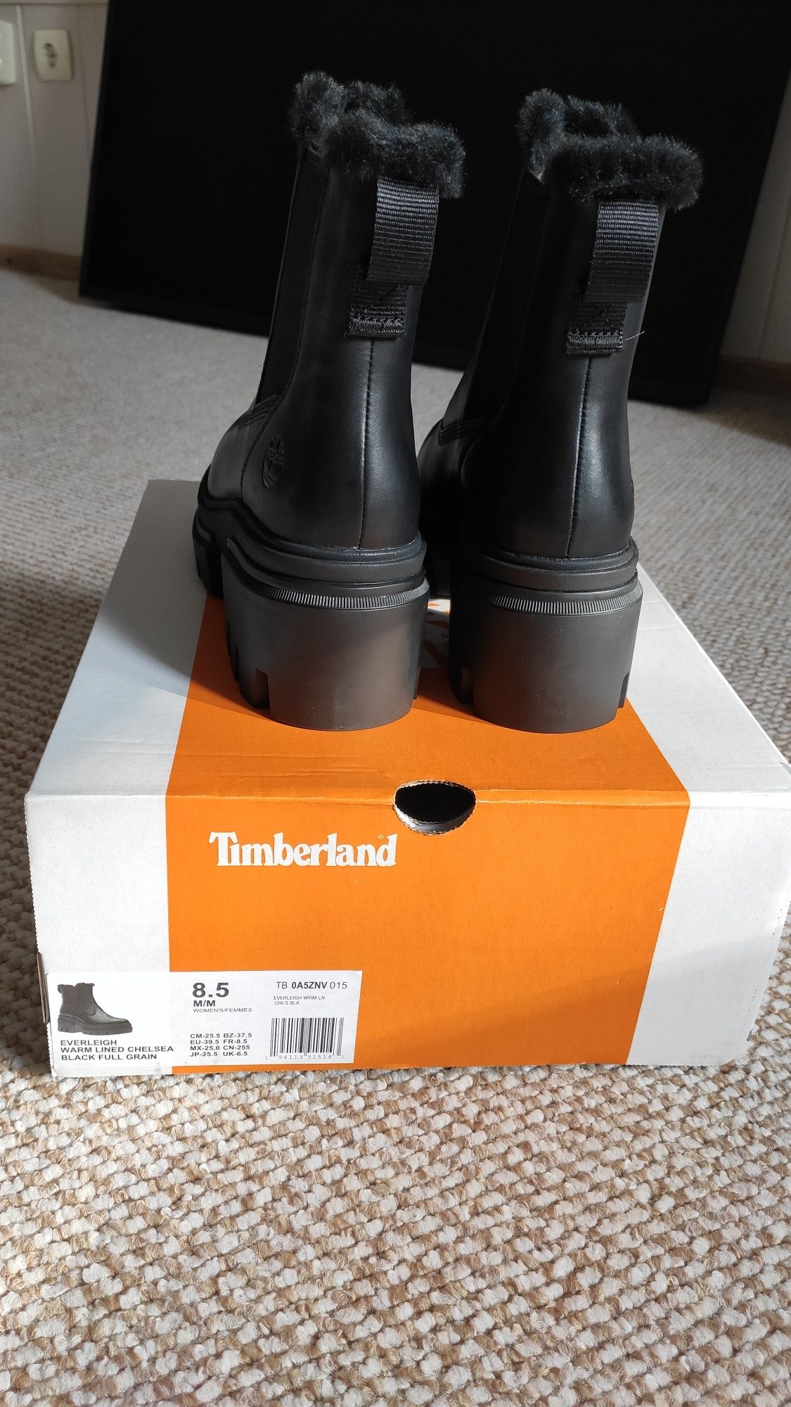 Timberland Челсі жіночі зимові 39,5/26см Оригінал