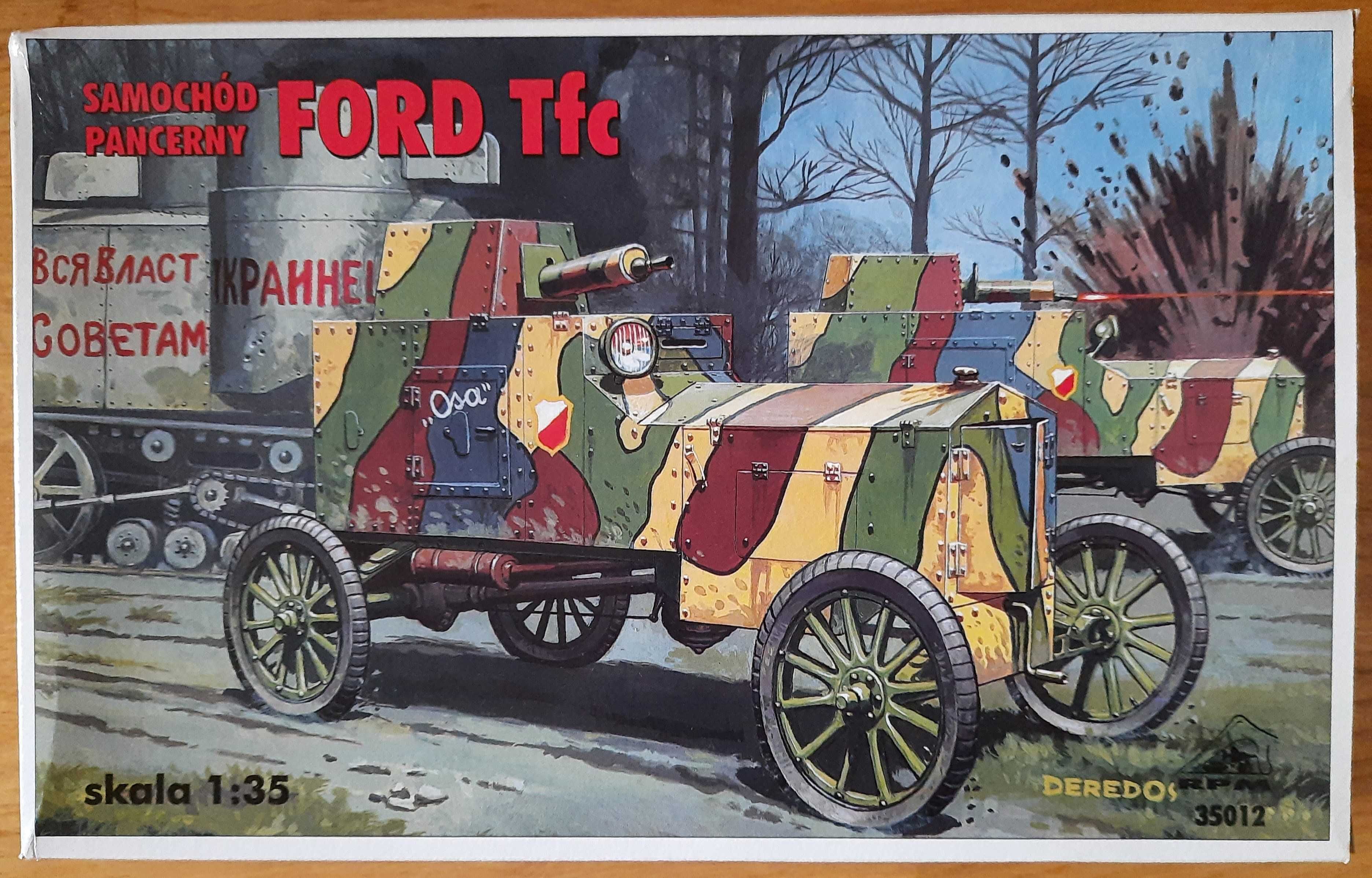 Model do sklejania - Samochód pancerny Ford Tfc