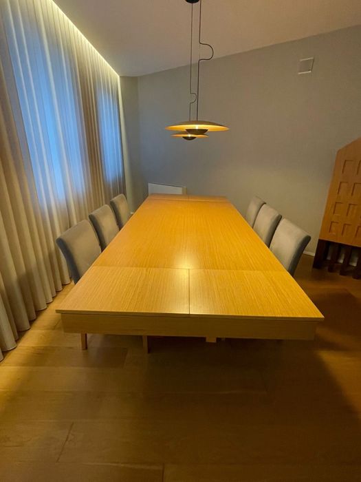 Conjunto Mesa de Jantar (Com Prolongador) + 6 Cadeiras
