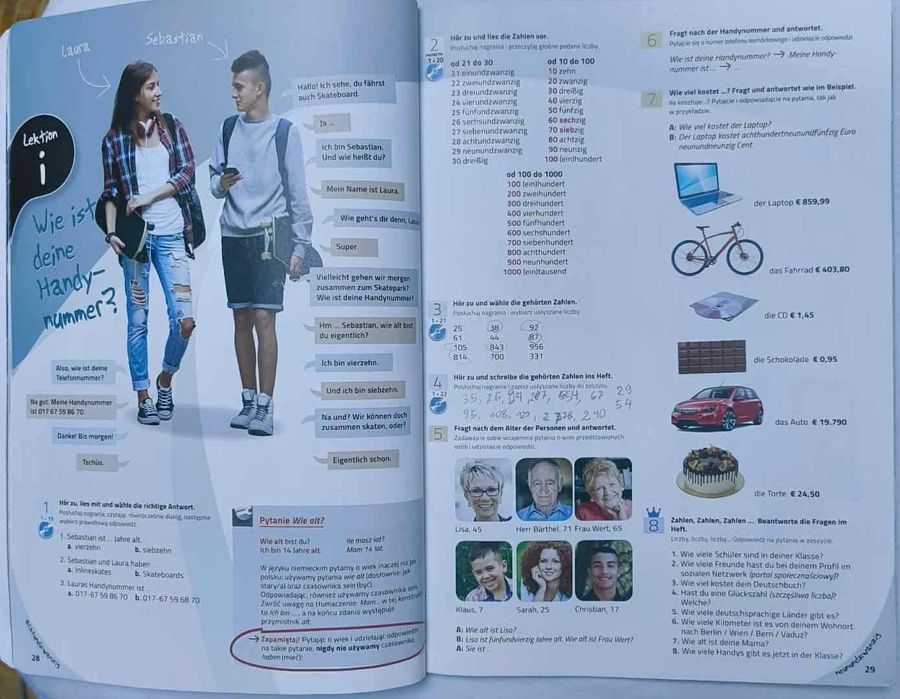 Zestaw Komplett plus #1 Język Niemiecki Podręcznik I Ćwiczenia KLETT