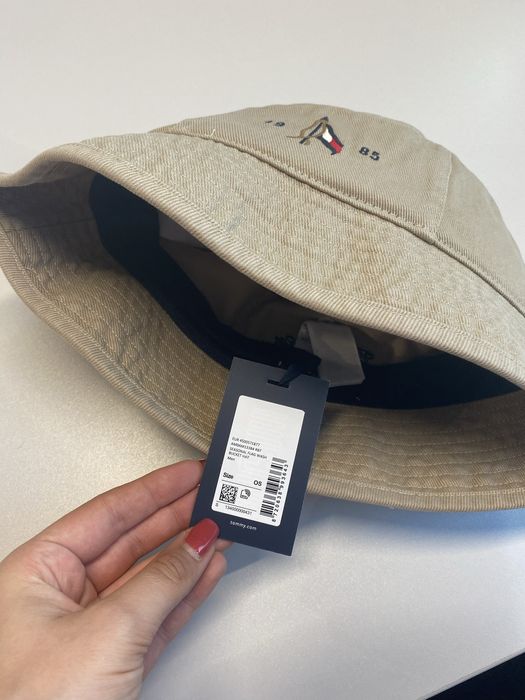 bucket hat kapelusz rybacki bezowy tommy hilfiger nowy z metka