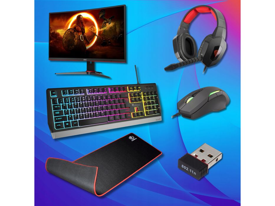 komputer gamingowy bsg raptor v17 ryzen 5 32gb ssd1tb rtx4060 win11