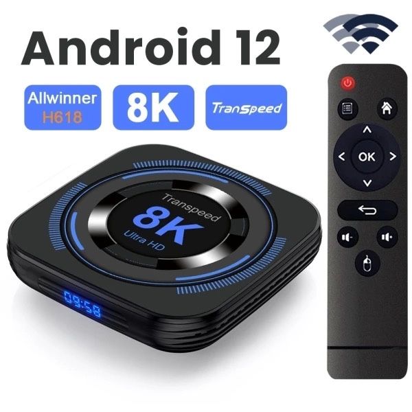 Box Android 12, 4GB Ram e 64GB Rom, nova