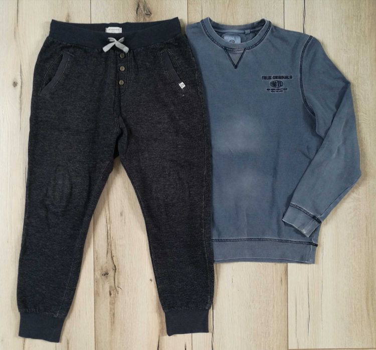 Zestaw ubrań dla chłopca 164/170: spodnie, koszulka, bluza