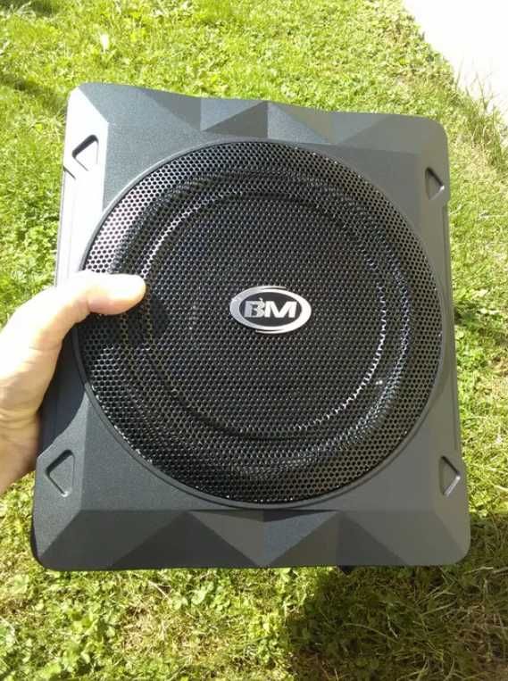 Активный плоский корпусный сабвуфер 800W мощный сабуфер
