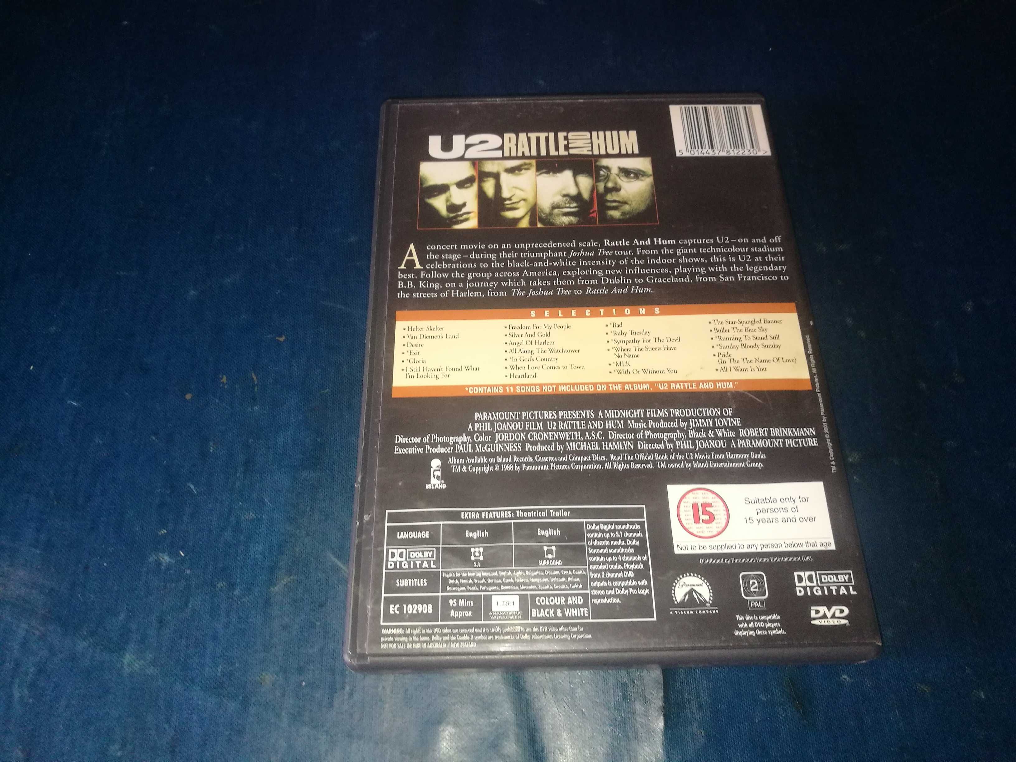 U2 - Rattle And Hum	DVD
