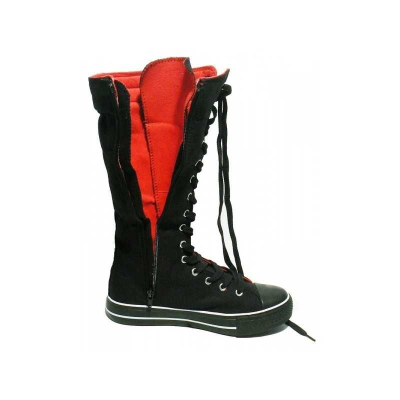 Mega Wysokie Trampki Przed Kolano Emo Gothic Rock Metal Punk 38