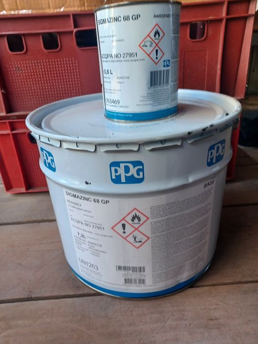 PPG Sigmazinc 68 GP Epoksyd Antykorozyjna Cynkowa Podklad Wysylka